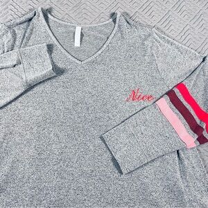 Cacique Lane Bryant Naughty Nice Sleep Top Plus Size 26/28